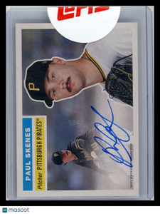 Paul Skenes - 2025 Topps Heritage 25th Anniversary Autographs 078/200 Autograph