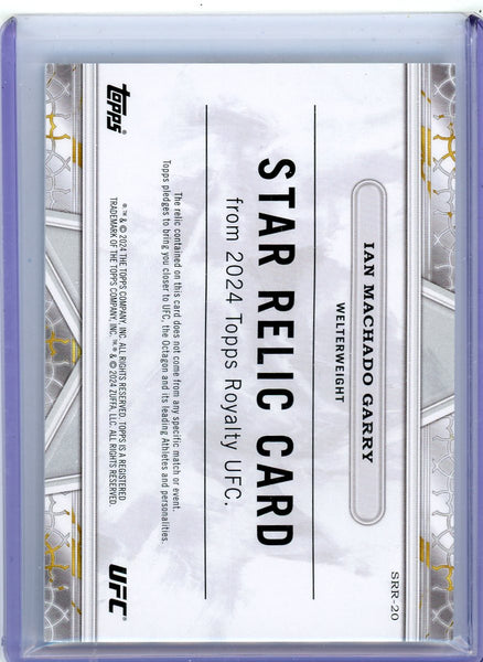 IAN MACHADO GARRY - 2024 UFC Royalty Star Relics Patch 1/1