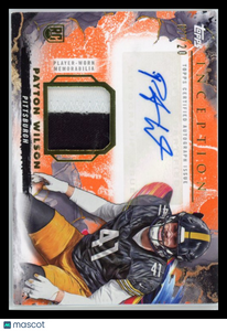 Payton Wilson - 2024 Topps Inception Autograph Patch Orange 7/20