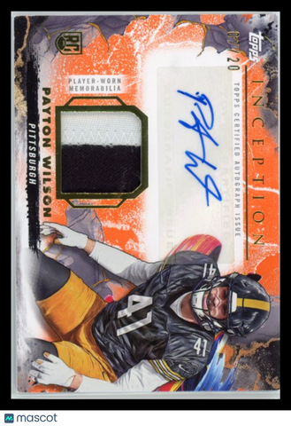Payton Wilson - 2024 Topps Inception Autograph Patch Orange 7/20