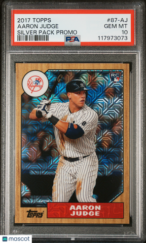 Aaron Judge - 2017 Topps Silver Pack Promo PSA 10