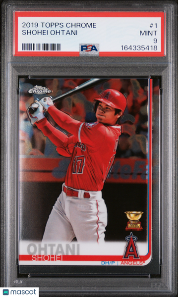 Shohei Ohtani - 2019 Topps Chrome #1 PSA 9