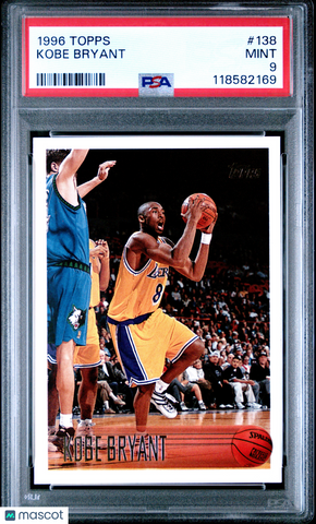 Kobe Bryant - 1996 Topps Rookie PSA 9
