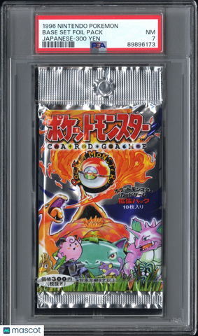 Base Set Foil Pack 1996 Nintendo Pokemon PSA 7