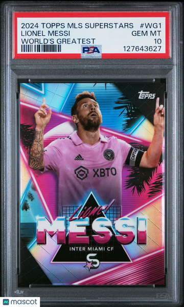 Lionel Messi - 2024 Topps MLS Superstars World's Greatest PSA 10