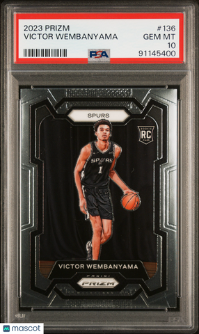 Victor Wembanyama - 2023 Panini Prizm Rookie PSA 10
