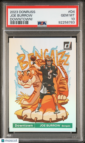Joe Burrow - 2023 Panini Donruss Downtown! PSA 10