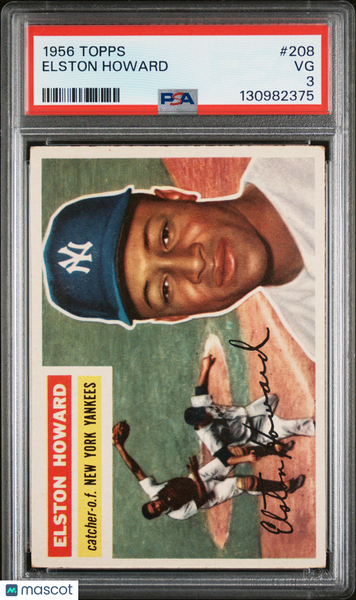 Elston Howard - 1956 Topps PSA 3