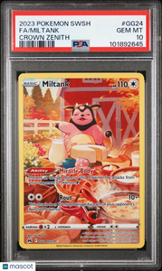 2023 Pokemon Sword And Shield Crown Zenith Miltank Fa #GG24 Crown Zenith PSA 10