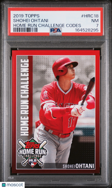 Shohei Ohtani - 2019 Topps Home Run Challenge Codes PSA 7 HRC18