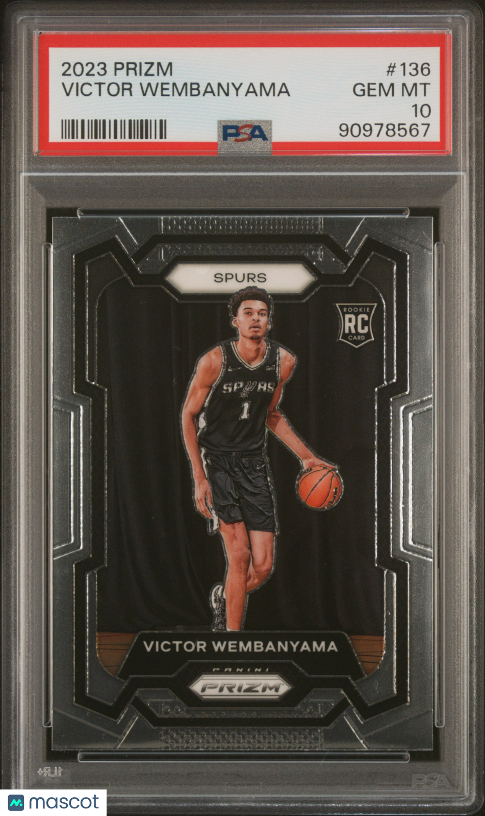 Victor Wembanyama - 2023 Panini Prizm Rookie PSA 10