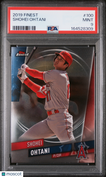 Shohei Ohtani - 2019 Finest Baseball #100 PSA 9