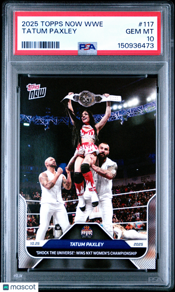 Tatum Paxley - 2025 Topps Now WWE PSA 10