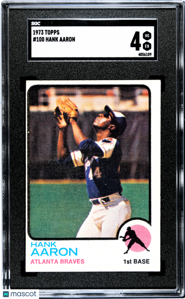 Hank Aaron - 1973 Topps #100 SGC 4