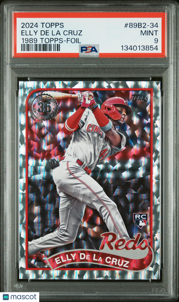 Elly De La Cruz - 2024 Topps 1989 Topps Baseball Foil PSA 9