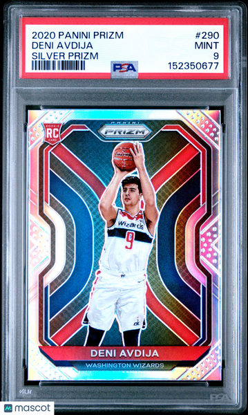 Deni Avdija - 2020 Panini Prizm Silver PSA 9