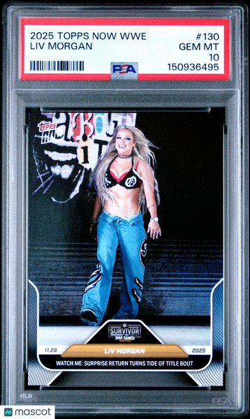 LIV Morgan - 2025 Topps Now WWE PSA 10
