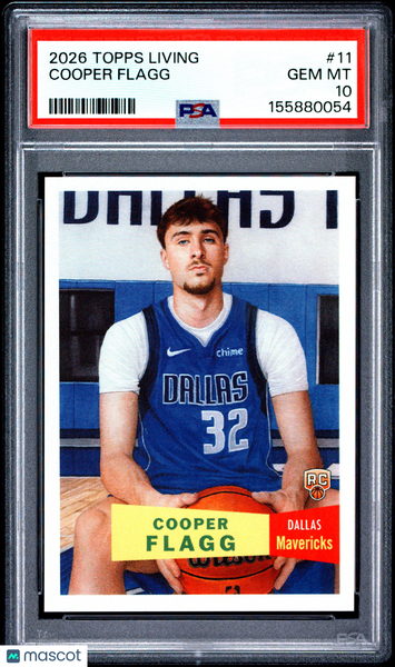 Cooper Flagg - 2026 Topps Living PSA 10 Rookie