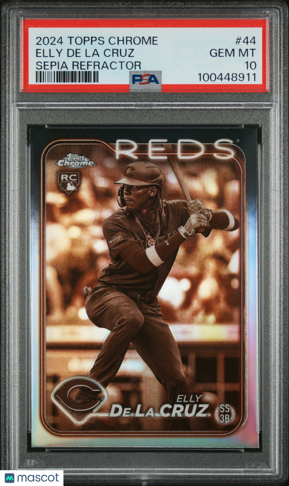 Elly De La Cruz - 2024 Topps Chrome Sepia Refractor PSA 10