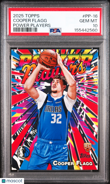 Cooper Flagg - 2025 Topps Power Players Rookie PSA 10