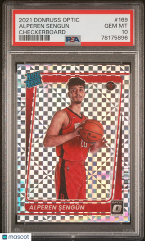 Alperen Sengun - 2021 Panini Donruss Optic Checkerboard PSA 10