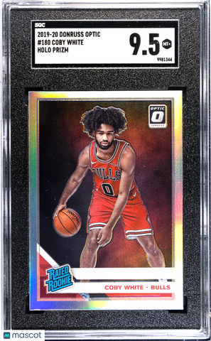Coby White - 2019 Donruss Optic Holo Prizm SGC 9.5