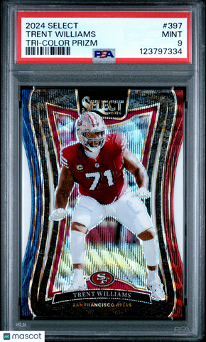 Trent Williams - 2024 Panini Select Tri Color Prizm PSA 9
