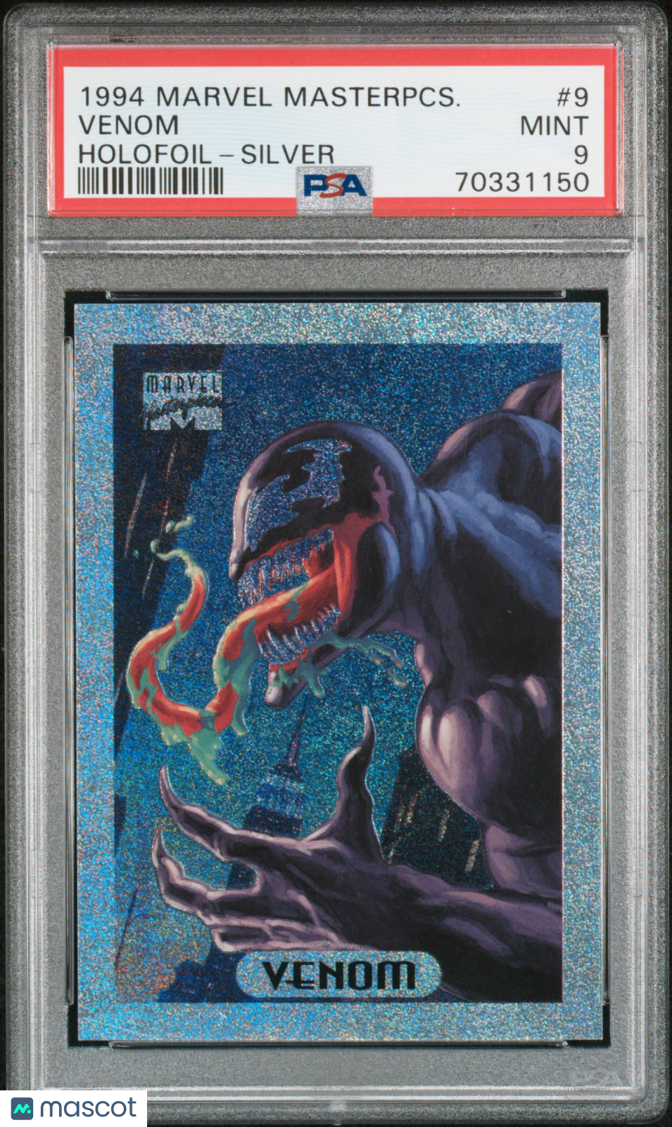 1994 Marvel Masterpieces Holofoil Venom #9 PSA 9