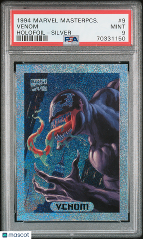1994 Marvel Masterpieces Holofoil Venom #9 PSA 9