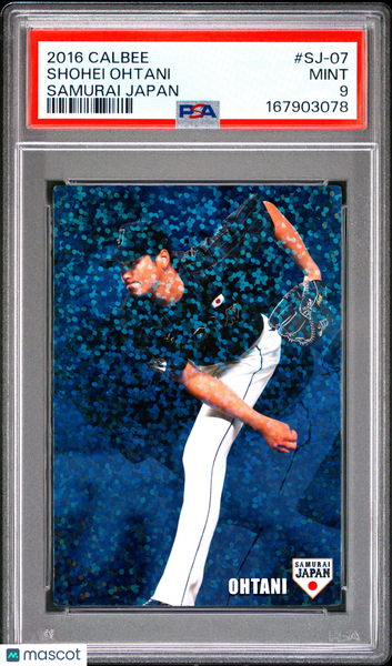 Shohei Ohtani - 2016 Calbee Samurai Japan PSA 9