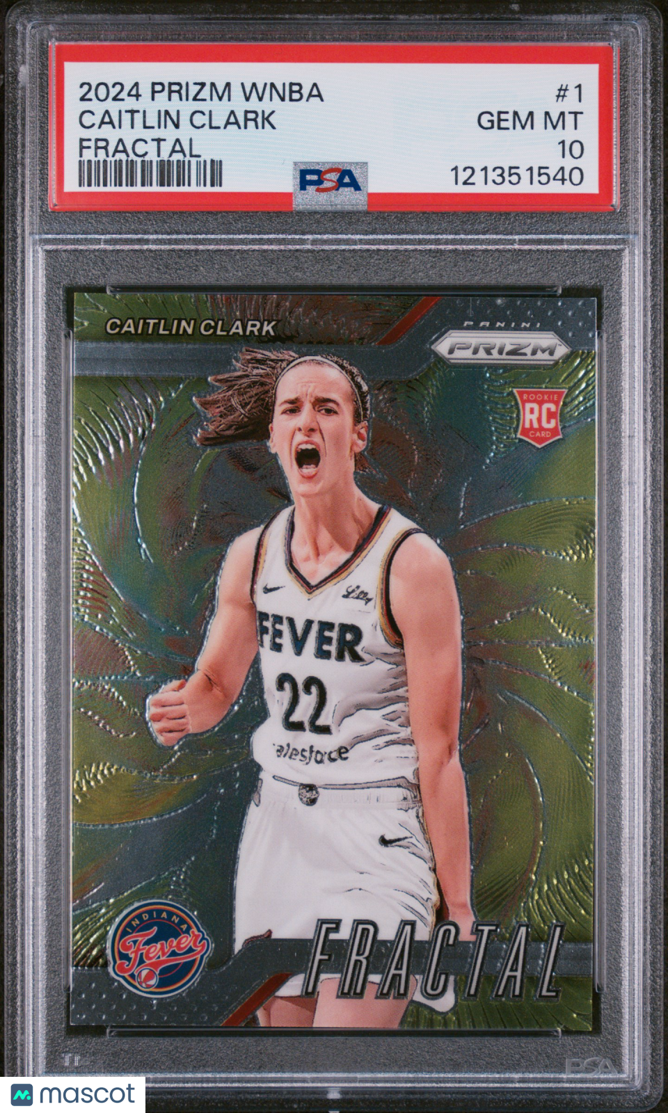 Caitlin Clark - 2024 Panini Prizm WNBA Fractal PSA 10