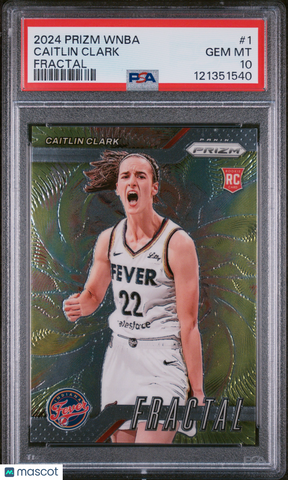 Caitlin Clark - 2024 Panini Prizm WNBA Fractal PSA 10