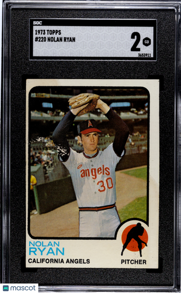 Nolan Ryan - 1973 Topps #220 SGC 2