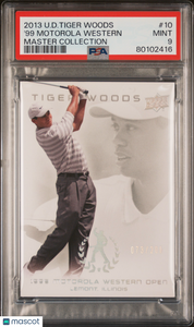 2013 Upper Deck Tiger Woods Master Collection PSA 9 73/200
