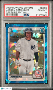 Jasson Dominguez - 2020 Bowman Chrome Sapphire Edition PSA 10