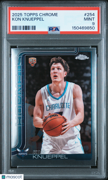 Kon Knueppel - 2025 Topps Chrome PSA 9