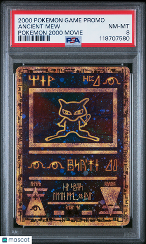 2000 Pokemon Game Movie Ancient Mew Pokemon 2000 Movie PSA 8