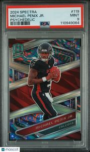 Michael Penix JR. - 2024 Panini Spectra Psychedelic PSA 9