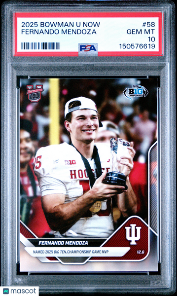 Fernando Mendoza - 2025 Bowman U Now PSA 10