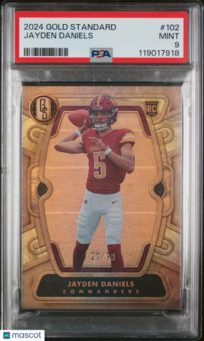 Jayden Daniels - 2024 Panini Gold Standard PSA 9 20/99