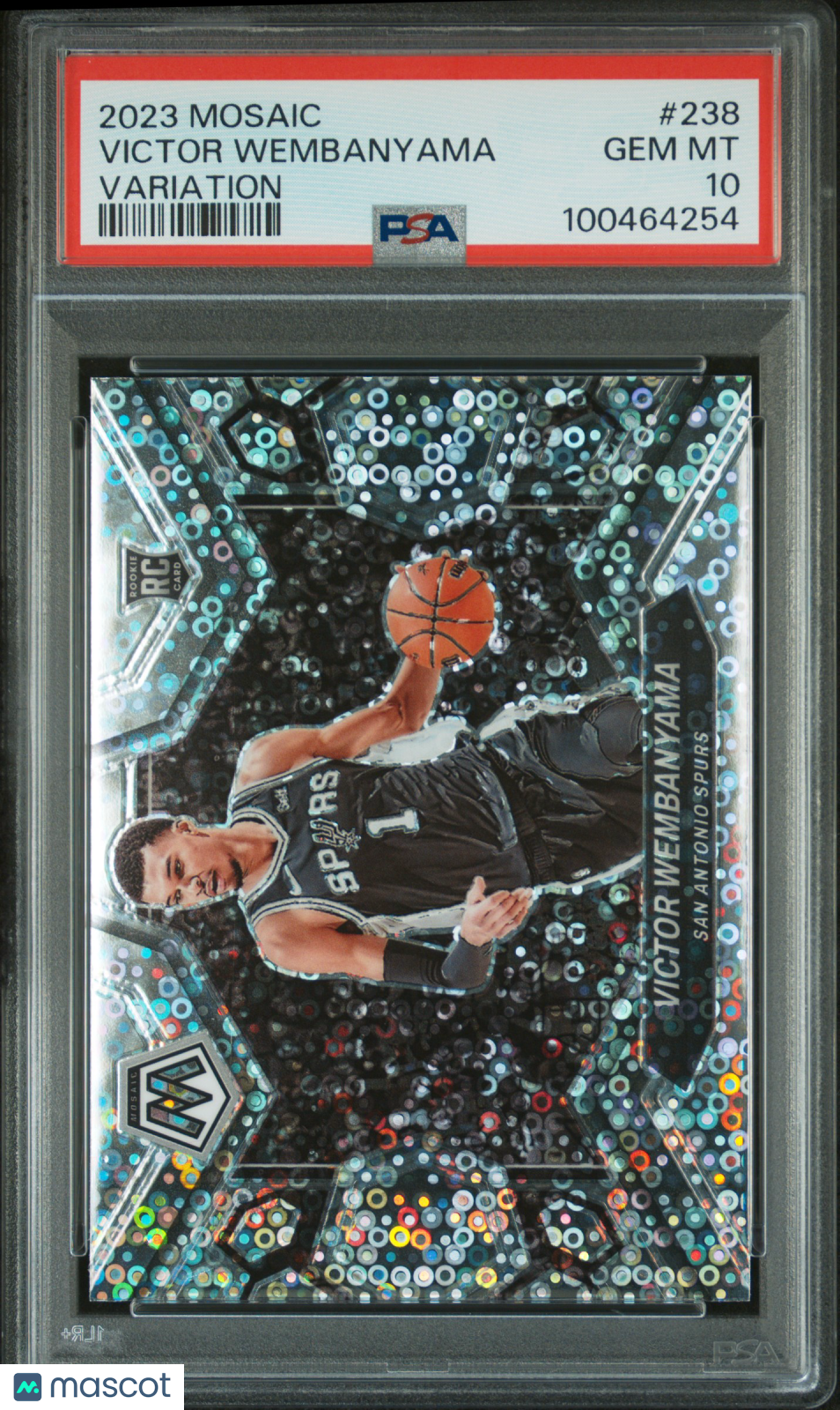 Victor Wembanyama - 2023 Panini Mosaic Variation PSA 10