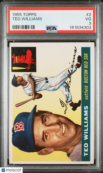 Ted Williams - 1955 Topps PSA 3