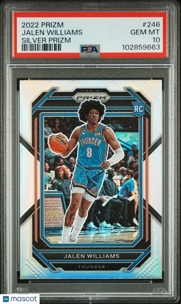Jalen Williams - 2022 Panini Prizm Silver PSA 10