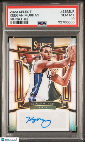 Keegan Murray - 2023 Panini Select Signatures PSA 10 93/149