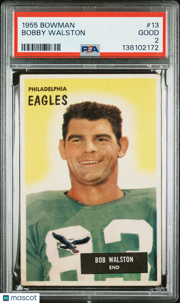 Bobby Walston - 1955 Bowman PSA 2