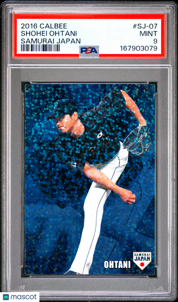 Shohei Ohtani - 2016 Calbee Samurai Japan PSA 9
