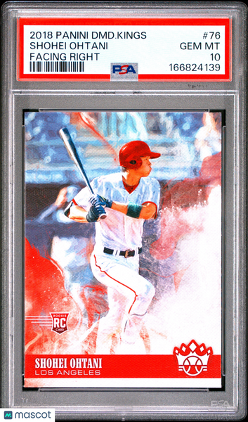 Shohei Ohtani - 2018 Panini Diamond Kings Facing Right PSA 10