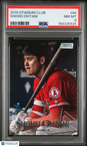 Shohei Ohtani - 2019 Stadium Club #66 PSA 8