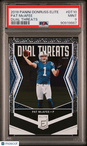 Pat Mcafee - 2019 Panini Donruss Elite Dual Threats PSA 9
