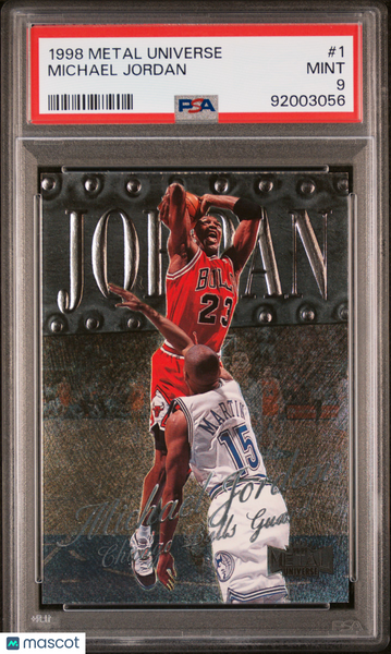Michael Jordan - 1998 Metal Universe PSA 9